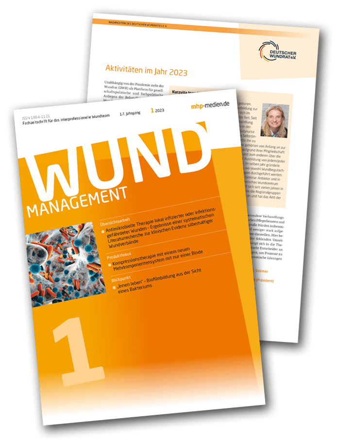 Zeitschrift Wundmanagement vom mhp-Verlag